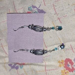 Handmade, handcrafted, beaded earrings